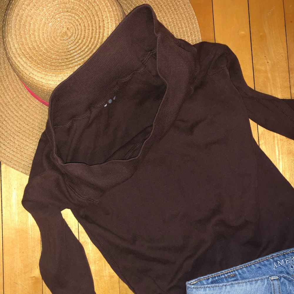 3 Dots Off the Shoulder Slouch Tee-Long Sleeve